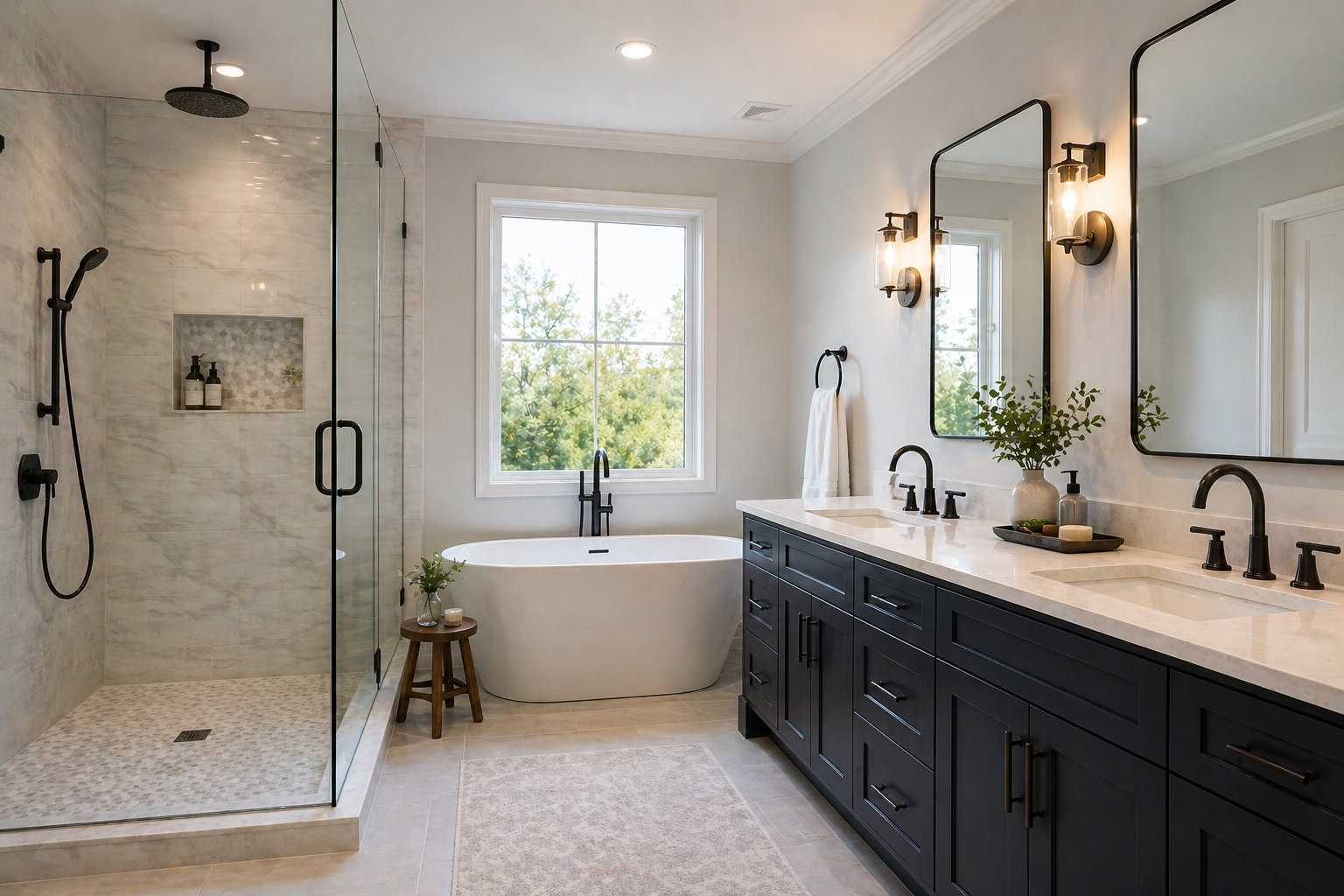 Master bath — Roswell